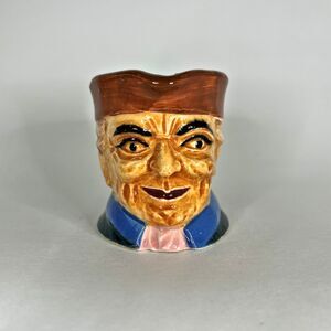 Vintage Character Face Toby Mug Made Japan Mini Creamer Estate Colonial Vintage
